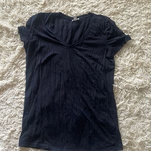 Abound - Black V-Neck - Short sleeve Tee